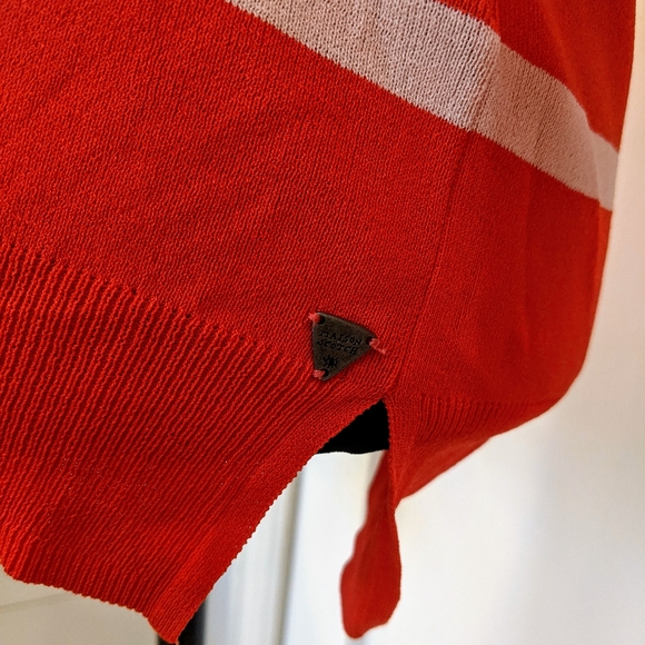 Scotch & Soda 77 Red Pullover Size L Long Sleeves - Picture 4 of 7